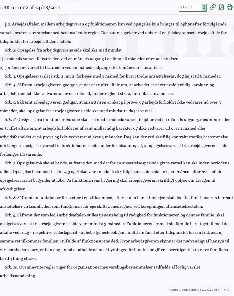 Screenshot af § 2. fra retsinformation.dk